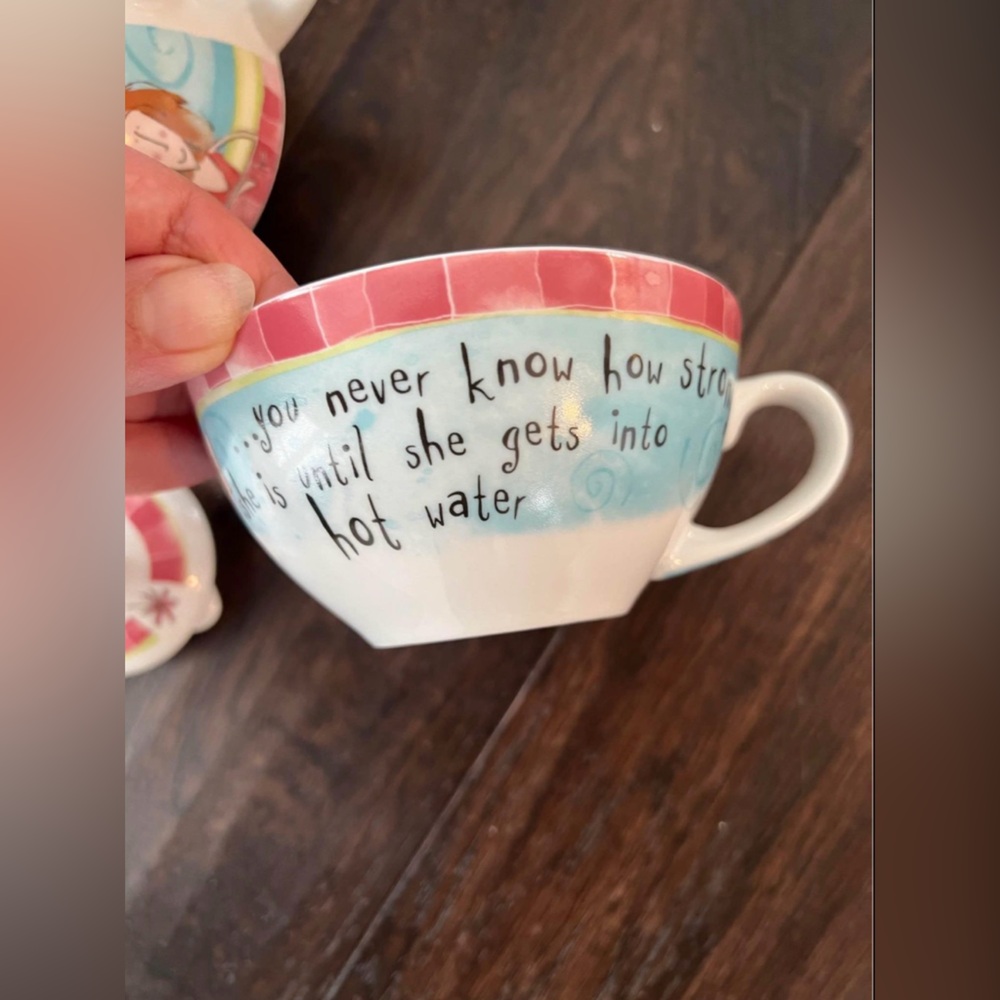 Johnson Brothers Born to Shop Porcelain Tea Pot - Tea for One